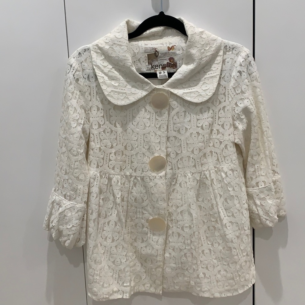 Cream lacy jacket